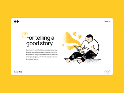 The Power of Illustration in Design article artwork figma illustration illustration art illustrations illustrator minimal person procreate shapes textures ui ui design uidesign yellow