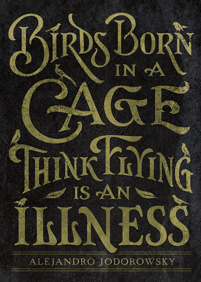 Alejandro Jodorowsky Quote (Part1) design illustration lettering type typography