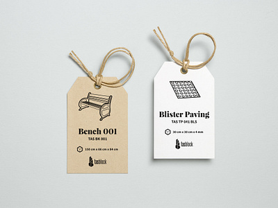 Street Furniture Product Tag artwork branding design designer illustration label logo press printing product tag tag vector