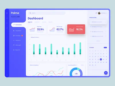Palma: Dashboard dashboard dashboard design dashboard layout dashboard ui silk studio ui design ux design