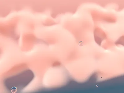 Puffy 3d blender bubbles c4d cinema 4d clouds concept environment octane puff puffy refraction sky vbd volume
