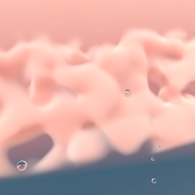 Puffy 3d blender bubbles c4d cinema 4d clouds concept environment octane puff puffy refraction sky vbd volume