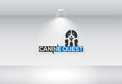 Canine Quest design logo logo design vector