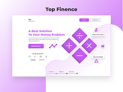 Top Finance UI template design by Md. Shakil Ahammed on Dribbble