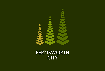 City Logo city dailylogo dailylogochallenge day 22 fernsworth logo vector