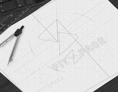 MIKEADV / Fitspace / Brand Identity / branding design flat graphic design illustrator logo mikeadv minimal typography vector