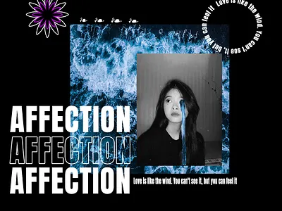 Affection design illustration typography