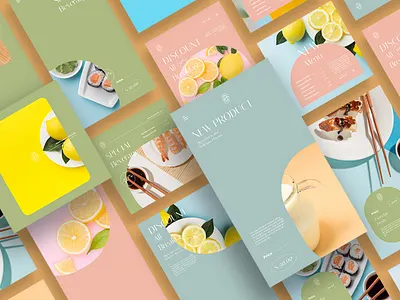 Refreshing Instagram Posts & Stories blog blogger branding design instagram instagram banner instagram post instagram posts instagram stories instagram story template instagram template modern post posts social media social media pack social media template stories story template