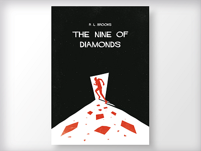 TLC Deck of Cards black charity diamond escape graphic heist illustration man noir print running saul bass thief vector