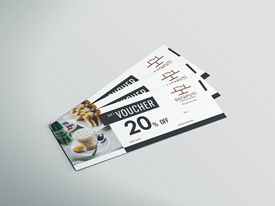 Gift Voucher branding design voucher design