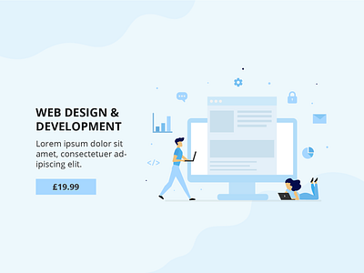 Web Design & Development brand brand awareness brand identity branding business design designs digital digitalmarketing flat graphicdesign illustrator poster socialmedia