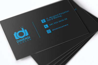 Dimensi Camera Name Card branding design name card