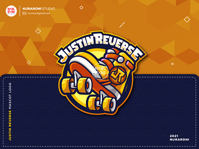 Justin Reverse Mascot Logo cartoon cartoon character character esport esport logo esport team esportlogo game online gamers gaming illustration logo logo maker mascot streamers twitch twitch logo vector youtube youtube banner