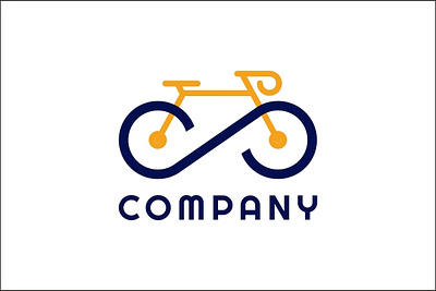 INFINITY BIKE art branding design flat graphic design illustration logo minimal type vector