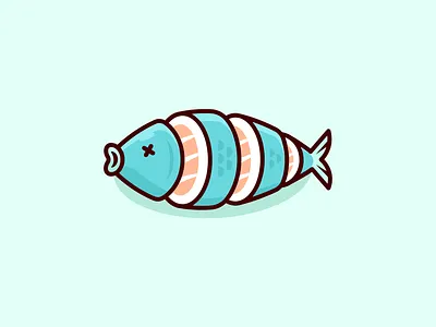 SuSea 🍣 culture designer fish food fresh funny graphic illustration japanese logo sushi traditional vector