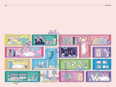 Illustration for krft. Studio cute animal design graphic graphic design graphicdesign illustration illustrator vector