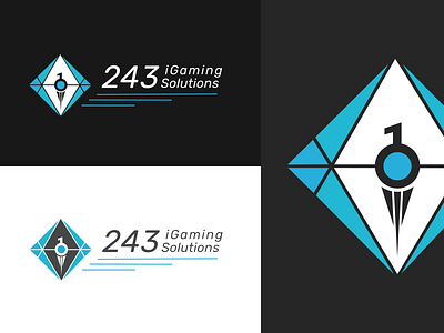 243 iGaming Solutions branding logo vector