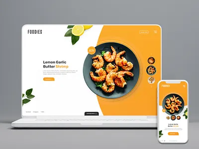 FOODIE design ui ux web