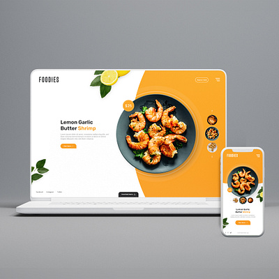 FOODIE design ui ux web