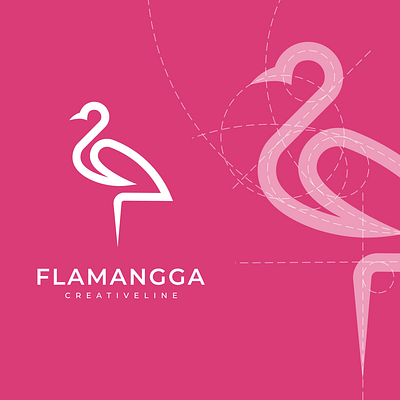 flamangga animation branding design icon illustration logo logo design logotype minimal typography