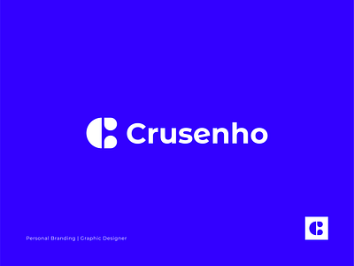 Crusenho Personal Branding alphabet logo brand identity branding design c letter c logo c mark combination mark geometric graphic designer letter logo logo design minimalist logo modern logo monogram personal branding personal logo shapes symbol trademark wordmark