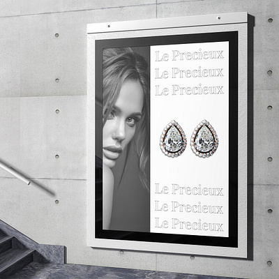 Le Precieux Jewels | Visual identity brand brand identity design earings elegant fashion logo visual identity