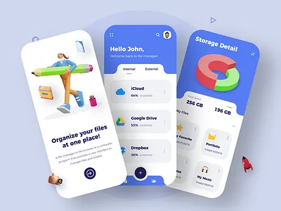 File Manager App Design app concept app design app designer app development app ui application designs document management dribbble file management file management app file manager file sharing file upload files ui