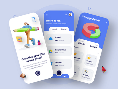 File Manager App Design app concept app design app designer app development app ui application designs document management dribbble file management file management app file manager file sharing file upload files ui