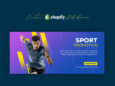 Shoify Web Banner Templates, Banner Folio , Web banner design banner hero image shopify store shopify store header slider image web banner web header