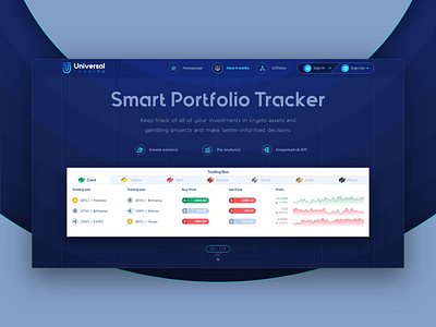 Landing page for Crypto Wallet Web App with Trading Dashboard banking crypto crypto wallet cryptocurrency dashboard dashboard ui extej finance fintech landing page design payment saas trading transition ui ui design ui ux wallet ui web design webdesign