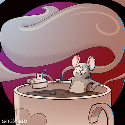 Coffee Time character characterdesign coffee cosy design illustration illustrations photoshop