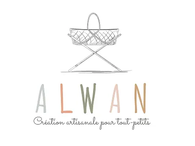 logo alwan babe babies baby brand identity branding illustration illustration art illustrations illustrator logo logo design logodesign logos logotype pastel color