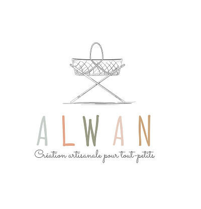 logo alwan babe babies baby brand identity branding illustration illustration art illustrations illustrator logo logo design logodesign logos logotype pastel color