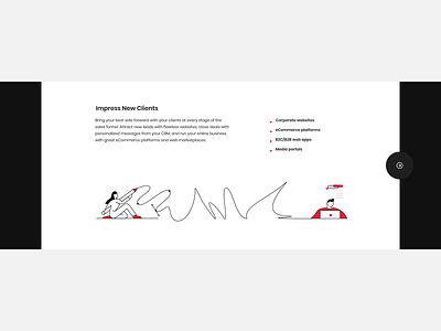 Animated slider for corporate website
