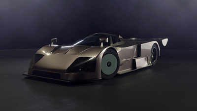 LeMans concept car 3d 3d art 3d artist blender3d car cgi concept car racing vehicle vehicle design vehicles