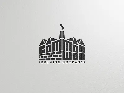common wall beer brewery branding brewery logo brewing custom letters custom type
