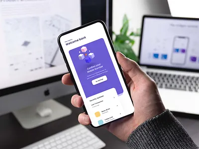 FinTech Application art design graphic design icon illustration logo typography ui ux vector