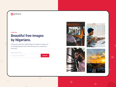 Pishure | Coming Soon figma minimal ui ui design user interface web design web ui webdesign