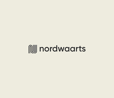 Nordwaarts Logo branding design graphic design icon lines logo logomark mark monogram north production startup video wordmark