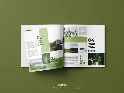 Template Brochure Design brand branding brochure brochure design brochure layout brochure mockup brochure template design digital digital art graphic design green identity branding mockup mockup design mockups natural template design