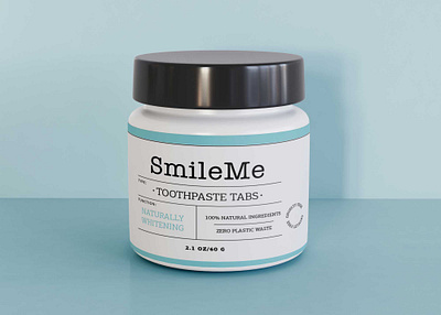 Free Toothpaste Tabs Bottle Mockup download mockup mockups psd
