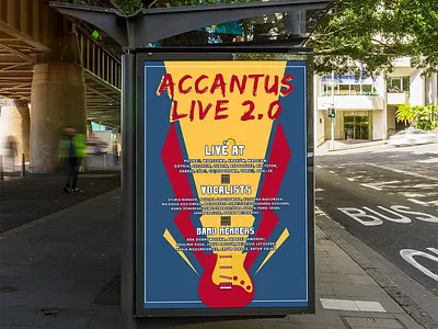 Accantus Live 2.0 Poster Design closet composting design designing editing film poster design graphics poster poster design song poster