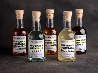 Cocktails bar bottle bottle design bottle label branding craft design drink