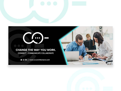 Change The Way You Work Banner Design architecture banner banner bazaar banner design bannerbazaar creative banner design realestate social media banner