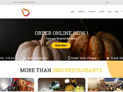 Food Ordering Application art design graphic design icon illustration logo typography ui ux vector