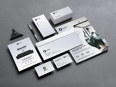 Corporate Identity Psd Template branding business card corporate corporate branding corporate identity creative design editable file envelope gift voucher graphic identity letterhead photoshop postcard print print ready