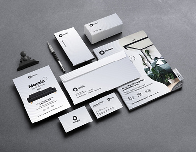 Corporate Identity Psd Template branding business card corporate corporate branding corporate identity creative design editable file envelope gift voucher graphic identity letterhead photoshop postcard print print ready