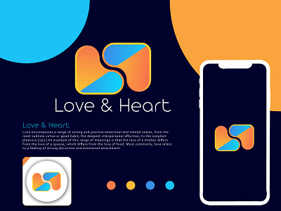 Love & heart logo I modern logo design app logo awesome logo best logo brand identity branding business logo dribbble best shot heart logo logo logo design logo designs love logo lovely minimalist logo modern logo professional logo super logo trandy 2021