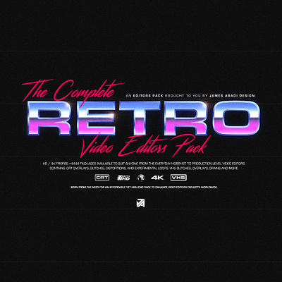 The complete retro video editors pack