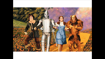 Somewhere there is a cursed image of me art photoshop wizard of oz